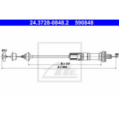 Трос управления сцеплением ATE 590848 / 24.3728-0848.2