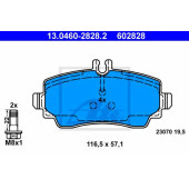 Колодки тормозные дисковые для MERCEDES VANEO(414) <b>ATE 13.0460-2828.2 / 602828</b>