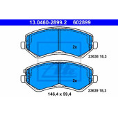 Колодки тормозные дисковые для CHRYSLER VOYAGER(RG,RS) / JEEP CHEROKEE(KJ) <b>ATE 13.0460-2899.2 / 602899</b>