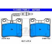 Колодки тормозные дисковые для MERCEDES V(638/2), VITO(638) <b>ATE 13.0460-7085.2 / 607085</b>