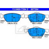 Колодки тормозные дисковые для HONDA CIVIC(FA,FB,FD,FG,FK) <b>ATE 13.0460-7284.2 / 607284</b>