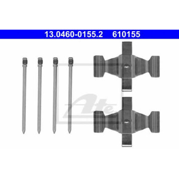 Комплектующие колодок дискового тормоза ATE 610155 / 13.0460-0155.2