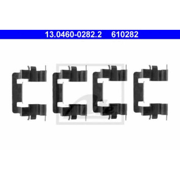 Комплектующие колодок дискового тормоза ATE 610282 / 13.0460-0282.2