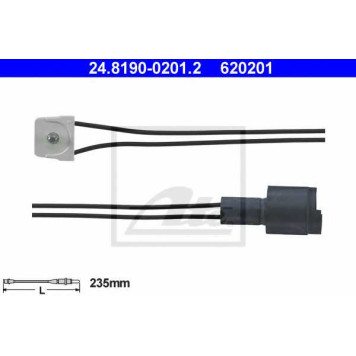 Сигнализатор износа тормозных колодок ATE 620201 / 24.8190-0201.2