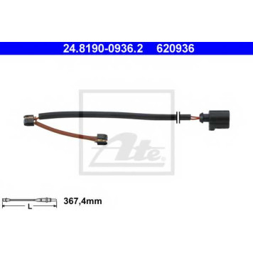 Сигнализатор износа тормозных колодок ATE 620936 / 24.8190-0936.2