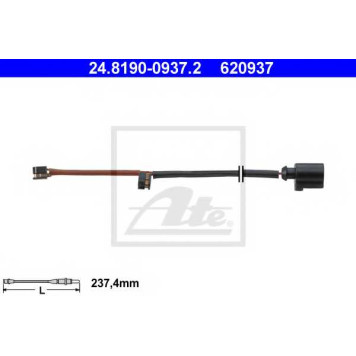 Сигнализатор износа тормозных колодок ATE 620937 / 24.8190-0937.2