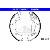 Комплект тормозных колодок для HYUNDAI GETZ(TB) <b>ATE 03.0137-0456.2 / 650456</b>