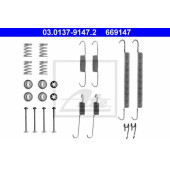 Комплектующие тормозной колодки ATE 669147 / 03.0137-9147.2