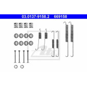 Комплектующие тормозной колодки ATE 669158 / 03.0137-9158.2