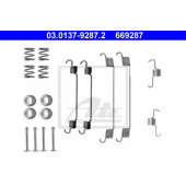Комплектующие тормозной колодки ATE 669287 / 03.0137-9287.2