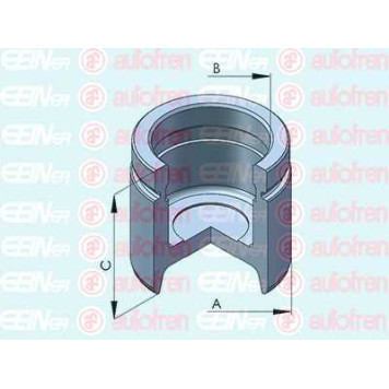 Поршень корпуса скобы тормоза AUTOFREN SEINSA D025140