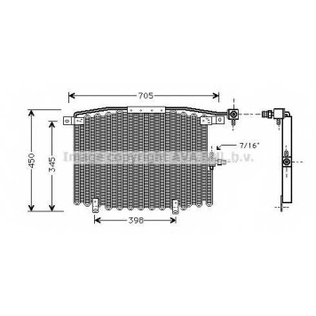 Конденсатор кондиционера AVA QUALITY COOLING AI5115