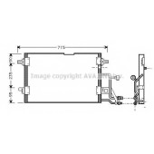 Конденсатор кондиционера AVA QUALITY COOLING AI5116