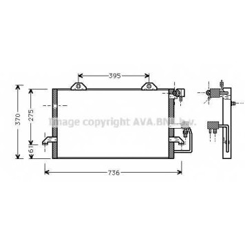 Конденсатор кондиционера AVA QUALITY COOLING AI5118