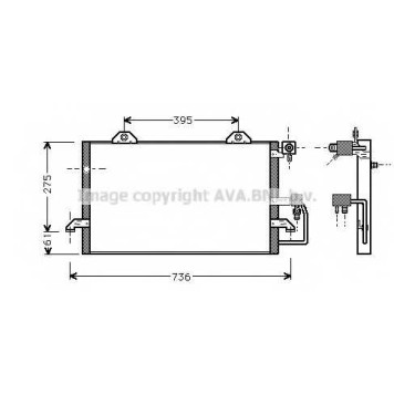 Конденсатор кондиционера AVA QUALITY COOLING AI5121