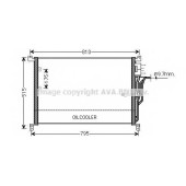 Конденсатор кондиционера AVA QUALITY COOLING AI5301