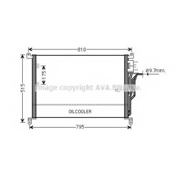 Конденсатор кондиционера AVA QUALITY COOLING AI5301