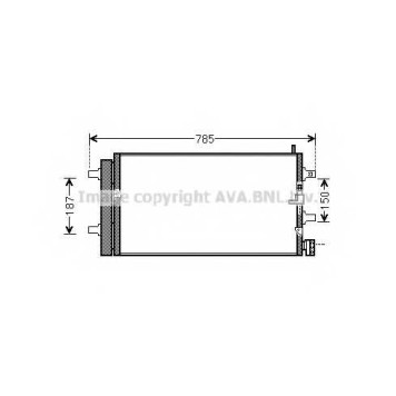 Конденсатор кондиционера AVA QUALITY COOLING AI5353D