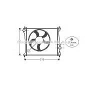 Радиатор охлаждения двигателя AVA QUALITY COOLING AIA2213