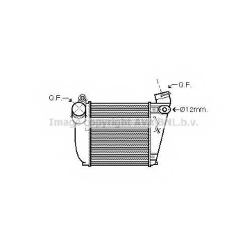 Интеркулер AVA QUALITY COOLING AIA4354