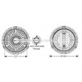 Сцепление вентилятора радиатора AVA QUALITY COOLING AIC286