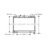 Радиатор охлаждения двигателя AVA QUALITY COOLING AU2118