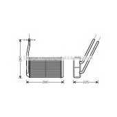 Радиатор отопления салона AVA QUALITY COOLING AU6177