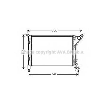 Радиатор охлаждения двигателя AVA QUALITY COOLING BW2310