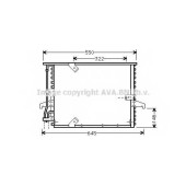 Конденсатор кондиционера AVA QUALITY COOLING BW5180
