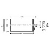 Конденсатор кондиционера AVA QUALITY COOLING BW5254