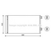 Конденсатор кондиционера AVA QUALITY COOLING BW5414D