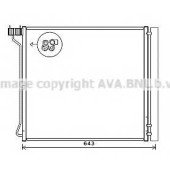 Конденсатор кондиционера AVA QUALITY COOLING BW5474D