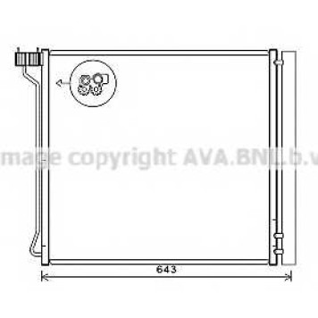 Конденсатор кондиционера AVA QUALITY COOLING BW5474D