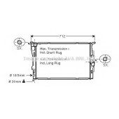 Радиатор охлаждения двигателя AVA QUALITY COOLING BWA2292