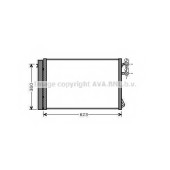 Конденсатор кондиционера AVA QUALITY COOLING BWA5295D