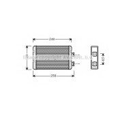 Радиатор отопления салона AVA QUALITY COOLING BWA6210