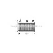 Радиатор отопления салона AVA QUALITY COOLING BWA6341