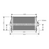 Интеркулер AVA QUALITY COOLING CN4050