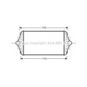 Интеркулер AVA QUALITY COOLING CN4086