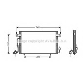 Конденсатор кондиционера AVA QUALITY COOLING CN5141