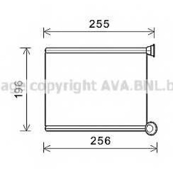 Радиатор отопления салона AVA QUALITY COOLING CN6281