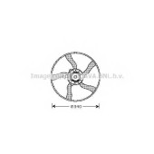 Вентилятор охлаждения двигателя AVA QUALITY COOLING CN7532