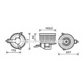 Электродвигатель вентиляции салона AVA QUALITY COOLING CN8511