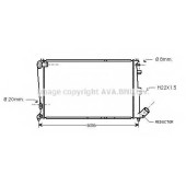 Радиатор охлаждения двигателя AVA QUALITY COOLING CNA2064
