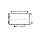 Радиатор охлаждения двигателя AVA QUALITY COOLING CNA2073
