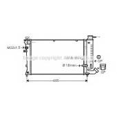 Радиатор охлаждения двигателя AVA QUALITY COOLING CNA2114