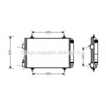 Конденсатор кондиционера AVA QUALITY COOLING CNA5192D
