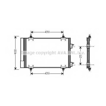 Конденсатор кондиционера AVA QUALITY COOLING CNA5230D