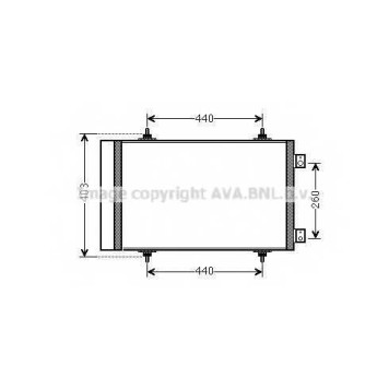 Конденсатор кондиционера AVA QUALITY COOLING CNA5263D