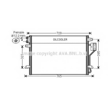 Конденсатор кондиционера AVA QUALITY COOLING CR5106